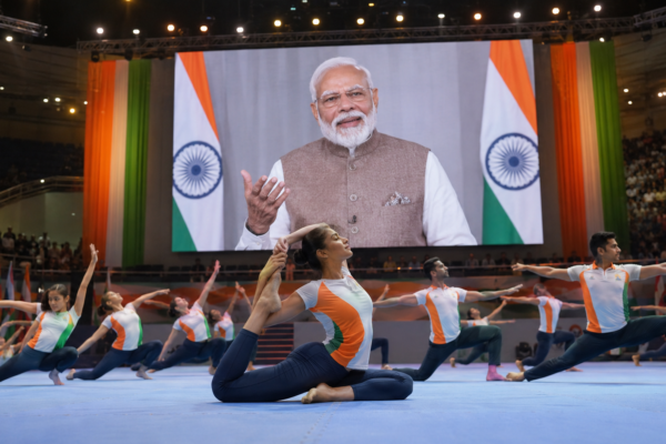 PM Modi Joins Virtual Opening of the Inaugural World Yogasana Sports Championship 2026