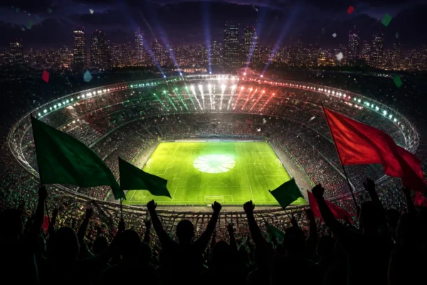 Packed Mexico City stadium atmosphere for the World Cup 2026 opener at Estadio Azteca
