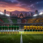 A packed Mexico City Stadium during the World Cup 2026 opening match between Mexico and South Africa.